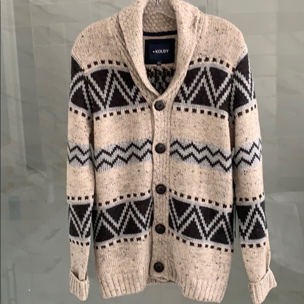 New | Shawl Collar Front Cardigan